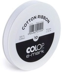 Colop Textilband f&uuml;r Elektrostempel &raquo;e-mark&laquo; 10mm x 25m wei&szlig;