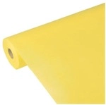 Papstar Tischdecke 90 cm cm auf 40m-Rolle gelb, 90 cm