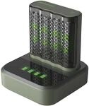 GP Batteries Akku-Schnellladeger&auml;t mit Dockingstation &raquo;GP M452D&laquo; inkl. Akkus