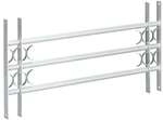 relaxdays Fenstergitter - 450 x 1000-1500 mm