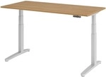 HAMMERBACHER Schreibtisch h&ouml;henverstellbar (elektrisch) &raquo;Alicante&laquo; 160 cm Gestell