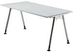 HAMMERBACHER Schreibtisch &raquo;A-Line&laquo; 160 cm grau, 160x76x80 cm