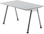 HAMMERBACHER Schreibtisch &raquo;A-Line&laquo; 120 cm grau, 120x76x80 cm