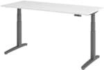HAMMERBACHER Schreibtisch h&ouml;henverstellbar (elektrisch) &raquo;Alicante&laquo; 180 cm Gestell