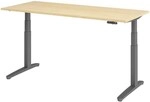 HAMMERBACHER Schreibtisch h&ouml;henverstellbar (elektrisch) &raquo;Alicante&laquo; 180 cm Gestell