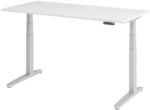 HAMMERBACHER Schreibtisch h&ouml;henverstellbar (elektrisch) &raquo;Alicante&laquo; 160 cm Gestell
