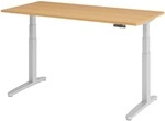 HAMMERBACHER Schreibtisch h&ouml;henverstellbar (elektrisch) &raquo;Alicante&laquo; 160 cm Gestell