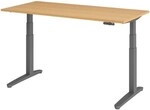 HAMMERBACHER Schreibtisch h&ouml;henverstellbar (elektrisch) &raquo;Alicante&laquo; 160 cm Gestell