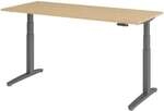 HAMMERBACHER Schreibtisch h&ouml;henverstellbar (elektrisch) &raquo;Alicante&laquo; 180 cm Gestell