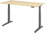 HAMMERBACHER Schreibtisch h&ouml;henverstellbar (elektrisch) &raquo;Alicante&laquo; 160 cm Gestell