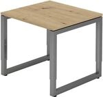 HAMMERBACHER Schreibtisch &raquo;R-Line&laquo; 80 cm Gestell graphitfb. braun, 80x85x80 cm