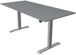 Kerkmann H&ouml;henverstellbarer Steh-Sitz-Tisch (elektrisch) &raquo;Move 1&laquo; 180 cm grau,