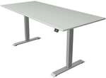 Kerkmann H&ouml;henverstellbarer Steh-Sitz-Tisch (elektrisch) &raquo;Move 1&laquo; 180 cm grau,