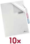 Durable 10er-Pack Ausweish&uuml;llen 54x86 mm transparent, 5.4x8.6 cm