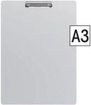 MAUL Klemmbrett A3 eloxiertes Aluminium grau, 32.7x45 cm