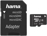 Hama microSDXC-Speicherkarte mit Adapter &raquo;Class 10 UHS-I 64 GB&laquo;