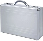 Alumaxx Laptop-Attach&eacute;koffer &raquo;Kronos&laquo; silber, 46x33x12 cm