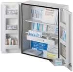 ALUDERM Verbandschrank &raquo;ROM&laquo; mit F&uuml;llung, 40.4x46.2x17 cm