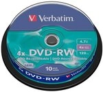 Verbatim DVD-RW 10 St&uuml;ck Spindel