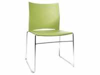 4er-Set Stapelstühle »W-Chair« grün, Topstar, 45x45 cm