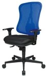 Topstar B&uuml;rostuhl &raquo;Headpoint SY&laquo; ohne Armlehnen blau