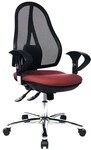 Topstar B&uuml;rostuhl &raquo;Open Point SY Deluxe&laquo; mit Armlehnen rot