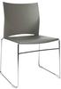 4er-Set Stapelstühle »W-Chair« grau, Topstar, 45x45 cm