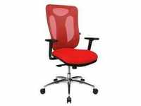 Bürostuhl »Sitness Net Pro 100« mit Armlehnen rot, Topstar