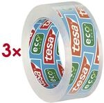 tesa 3er-Pack Klebeband &raquo;Eco & Clear&laquo; transparent 56697, 15 mm/10 m (B/L)