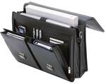 Alassio Aktentasche &raquo;Veneto&laquo; aus Leder (47117) schwarz, 42x32x15 cm