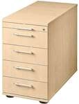HAMMERBACHER Standcontainer &raquo;O-Line&laquo; braun, 42.8x76x80 cm