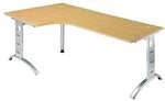 OTTO Office Premium Winkelschreibtisch &raquo;Otto Office Line II&laquo; 200 cm braun,