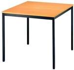 HAMMERBACHER Besprechungstisch VS08 &raquo;Melbourne&laquo; 80x80 cm braun, 80x72 cm