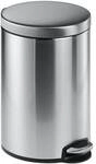 Durable M&uuml;lleimer &raquo;Slow Motion&laquo; 12 Liter Edelstahl, silber, 40 cm