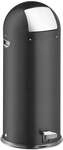helit Abfalleimer &raquo;the step dome&laquo; 52 L schwarz schwarz, 41x89x41 cm