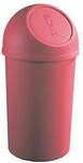 helit 2er-Pack Abfalleimer &raquo;the flip&laquo; 45 L rot, 40.3x70x40.3 cm