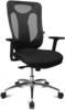 Bürostuhl »Sitness Net Pro 100« mit Armlehnen schwarz, Topstar