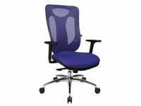 Bürostuhl »Sitness Net Pro 100« mit Armlehnen blau, Topstar