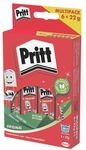 Pritt 6er-Pack Klebestifte &raquo;Stick&laquo; &agrave; 22 g braun