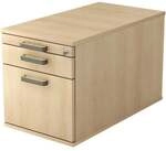 HAMMERBACHER Rollcontainer &raquo;R-Line&laquo; extratief mit H&auml;ngeregistratur braun,