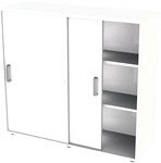 OTTO Office Premium Schiebet&uuml;renschrank &raquo;OTTO Office Line III&laquo; 3 OH wei&szlig;,