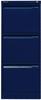 Hängeregistraturschrank A4, einbahnig, 3 Schübe blau, Bisley, 41.3x101.6x62.2 cm