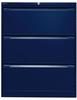 Hängeregistraturschrank A4, zweibahnig, 3 Schübe blau, Bisley, 80x101.6x62.2 cm