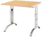OTTO Office Premium Schreibtisch &raquo;Otto Office Line II&laquo; 80 cm braun, 80x82x80...