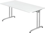 HAMMERBACHER Schreibtisch &raquo;Wien&laquo; 160 cm wei&szlig;, 160x72x80 cm