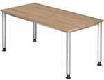 OTTO Office Premium Schreibtisch &raquo;Otto Office Line IV&laquo; 160 cm braun, 160x76x80 cm