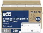 Tork Papierhandt&uuml;cher wei&szlig;, 23 cm