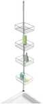 Wenko Teleskopregal / Dusch-Regal &raquo;Domaso&laquo; silber, 25x275x20 cm