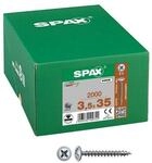 SPAX Universalschrauben Z2 R&uuml;ckwandkopf WIROX 3,5 x 35 mm 2000 St&uuml;ck