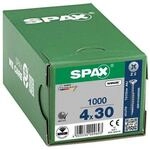 SPAX Universalschrauben Z2 Senkkopf WIROX 4 x 30 mm 1000 St&uuml;ck